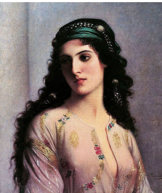 A Jewish Girl Of Tangiers by Charles Zacherie Landelle