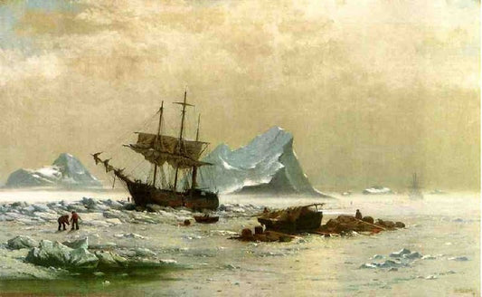 The Ice Floes by William Bradford