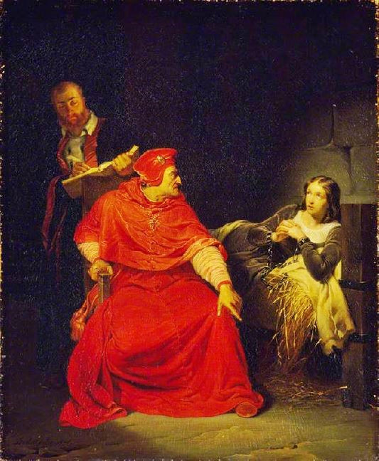 Joan Of Arc In Prison by Paul Delaroche