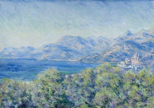View Of Ventimiglia by Claude Oscar Monet