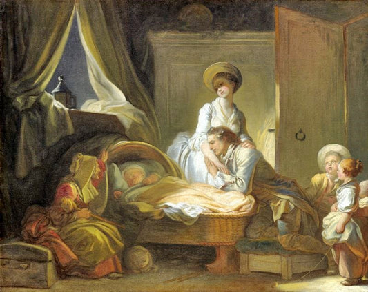 The Visit To The Nursery by Jean-Honore Fragonard
