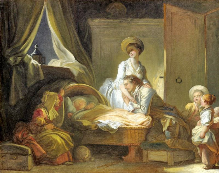 The Visit To The Nursery by Jean-Honore Fragonard