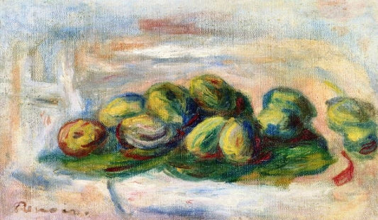 Still Life With Almonds by Pierre Auguste Renoir