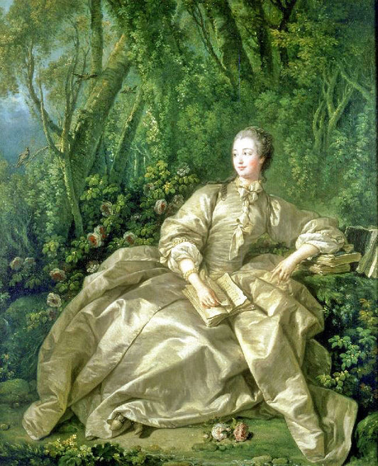 Portrait Of Madame De Pompadour by François Boucher