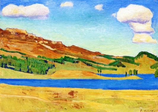 Lake Champfèr by Ferdinand Hodler