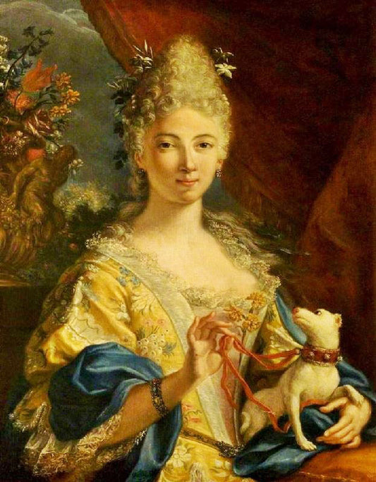 Portrait Of Eva Maria Garrick by François Boucher