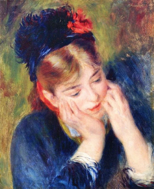 Reflection by Pierre Auguste Renoir