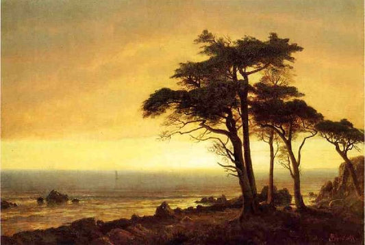 California Coast by Albert Bierstadt