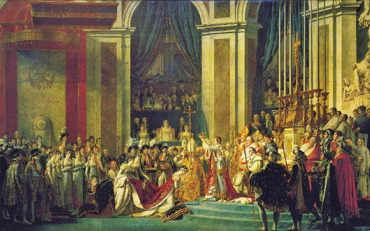 The Coronation Of Napoleon And Josephine by Jacques-Louis David