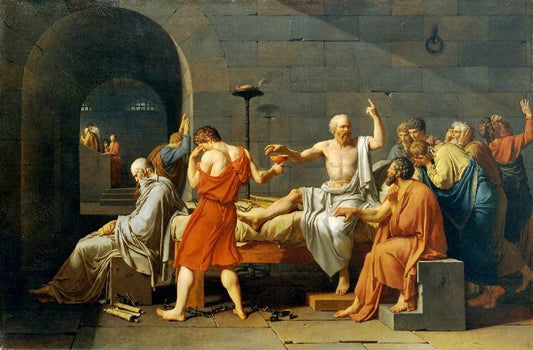 The Death Of Socrates by Jacques-Louis David