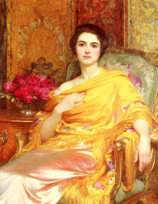 Portrait Of Elsa by Francis Bernard (Frank) Dicksee