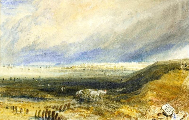 Oyster Beds At Whitstable, Kent by Joseph Turner