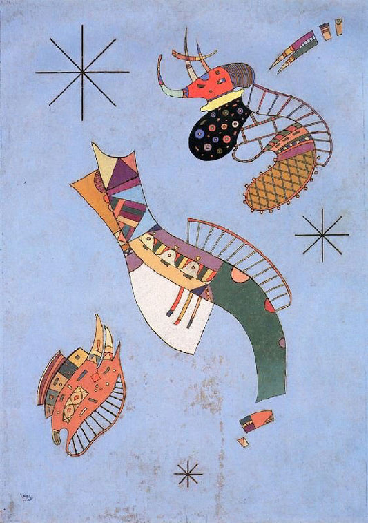 Three Stars by Wassily Kandinsk
