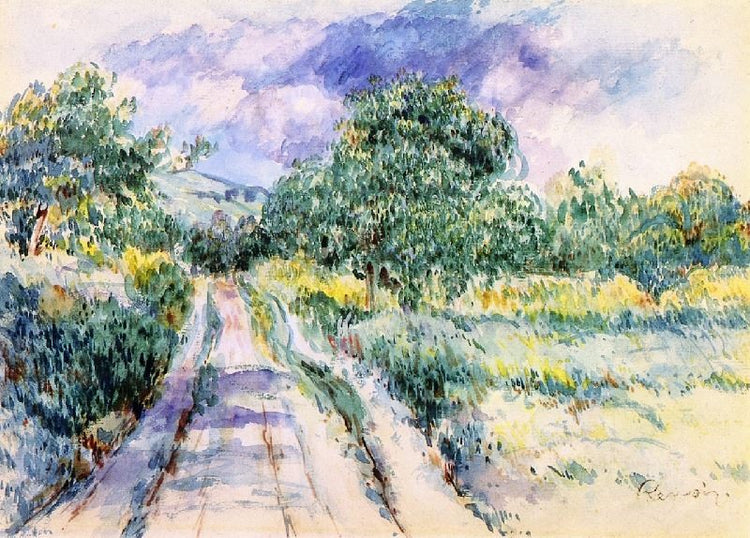 Through The Fields by Pierre Auguste Renoir