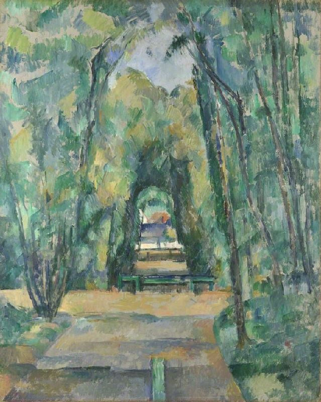 Avenue At Chantilly by Paul Cézanne