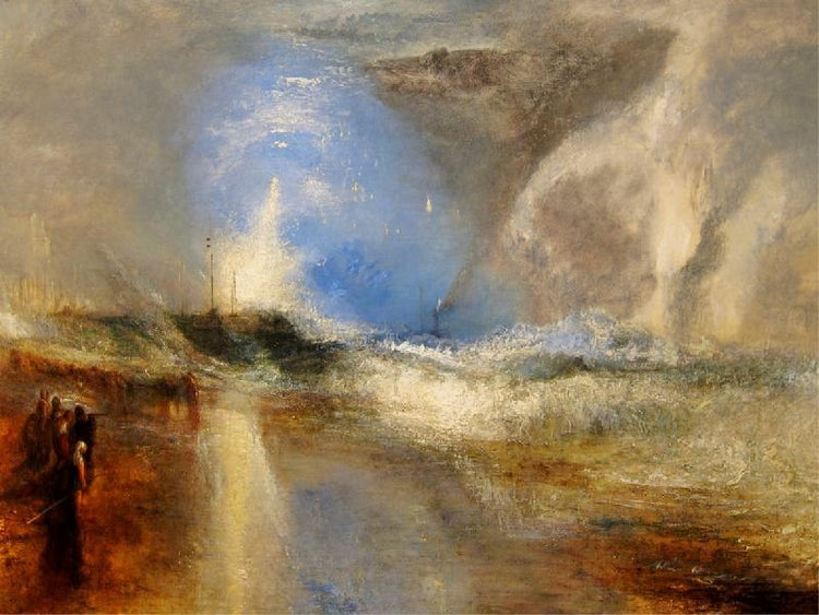 Rockets And Blue Lights (Close At Hand) To Warn Steam Boats Of Shoal Water by Joseph Turner