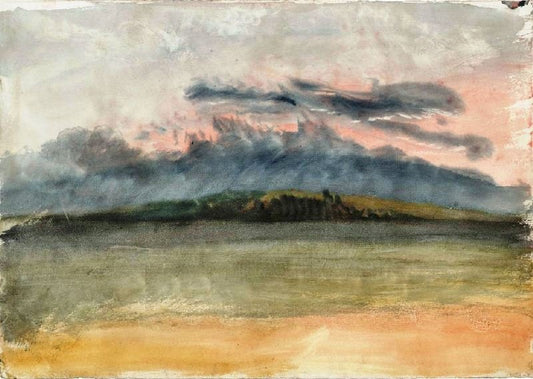 Storm Clouds, Sunset With A Pink Sky by Joseph Turner