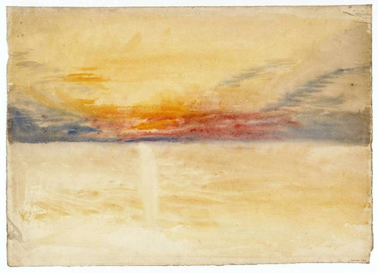 A Sunset Sky by Joseph Turner