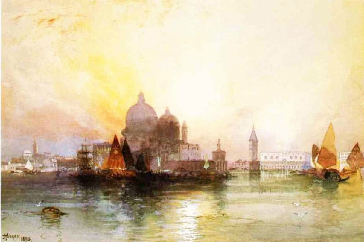 A View Of Venice by Thomas Moran