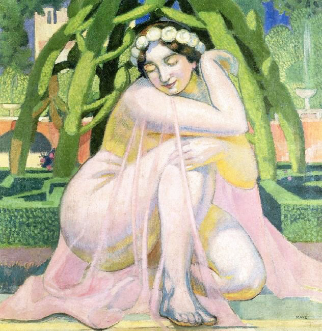Bathsheba Bathing In The Gardens Of Grenade by Maurice Denis