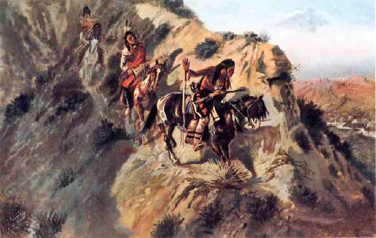Scouting The Enemy by Charles Marion Russell