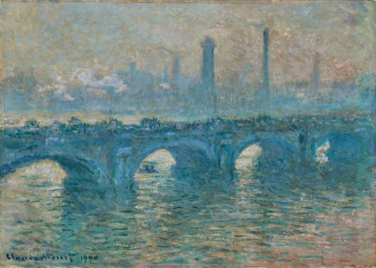 Waterloo Bridge, Grey Weather, 1900 by Claude Oscar Monet