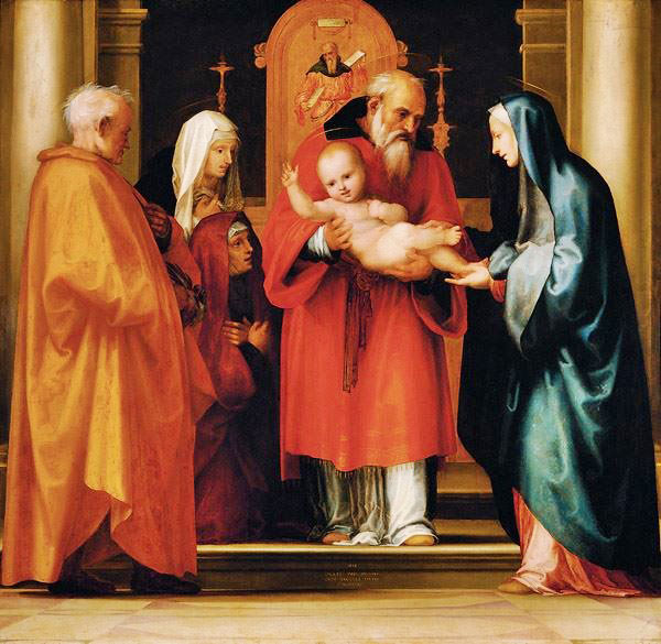 Christ In The Temple by Fra Bartolommeo