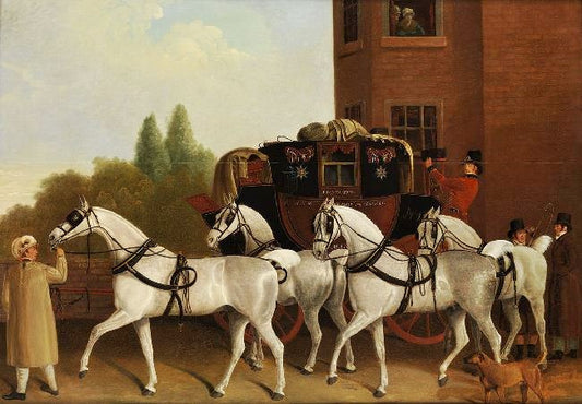 Edinburgh And London Royal Mail by Jacques-Laurent Agasse