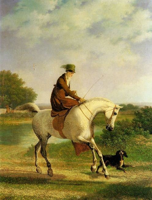 Emma Powles by Jacques-Laurent Agasse