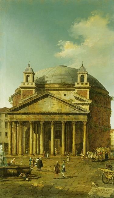 Rome: The Pantheon by Canaletto