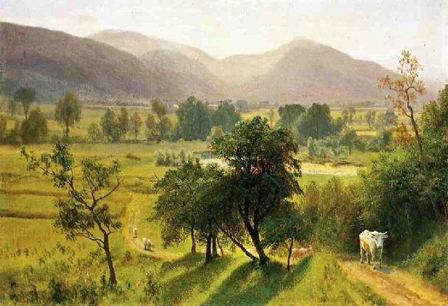 Conway Valley, New Hampshire by Albert Bierstadt