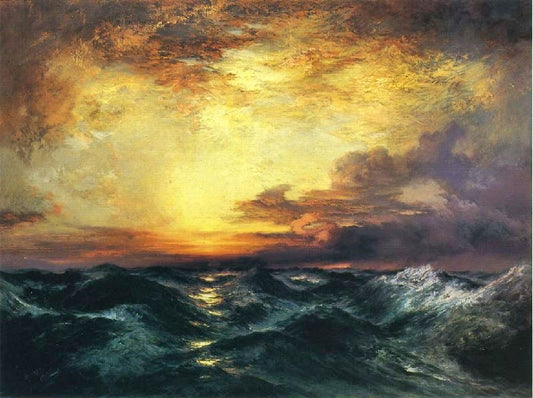 Pacific Sunset by Thomas Moran