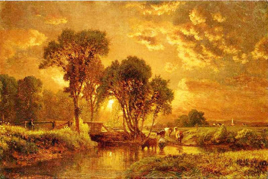 Medfield, Massachusetts by George Inness