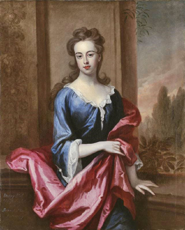 Mary Calverley, Lady Sherard by Godfrey Kneller BT.