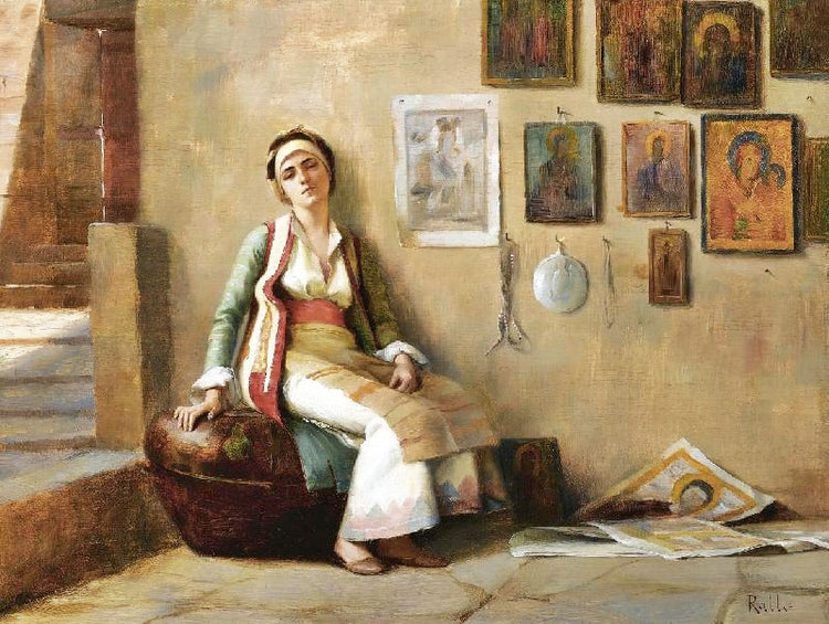 A Moment’S Rest by Theodoros Ralli