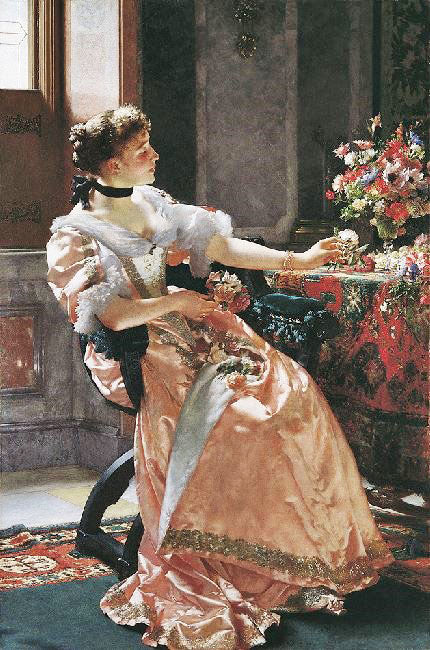 First Roses by Władysław Czachórski