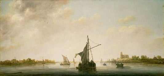 A View Of The Maas At Dordrecht by Aelbert Cuyp