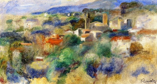 View Of Cannet by Pierre Auguste Renoir