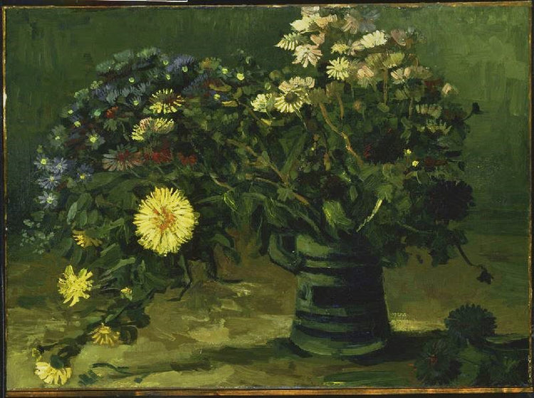 Still Life With A Bouquet Of Daisies by Vincent van Gogh