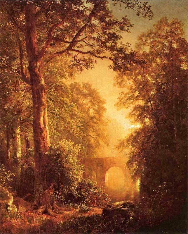 The Arched Bridge by William Trost Richards