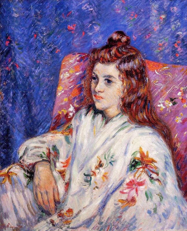 Portrait Of Madeleine by Armand Guillaumin