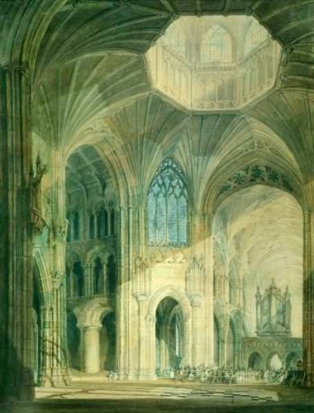 Interior Of Ely Cathedral, North Transept And Chancel by Joseph Turner