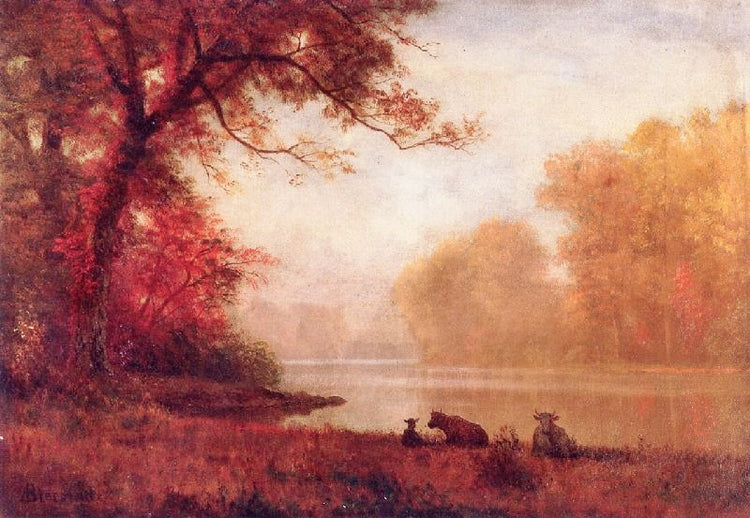 Passaic River by Albert Bierstadt