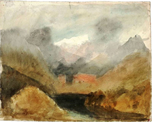 The Hospice Of The Great St Bernard by Joseph Turner