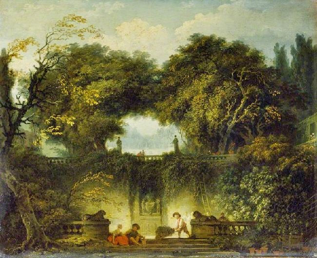 Le Petit Parc by Jean-Honore Fragonard