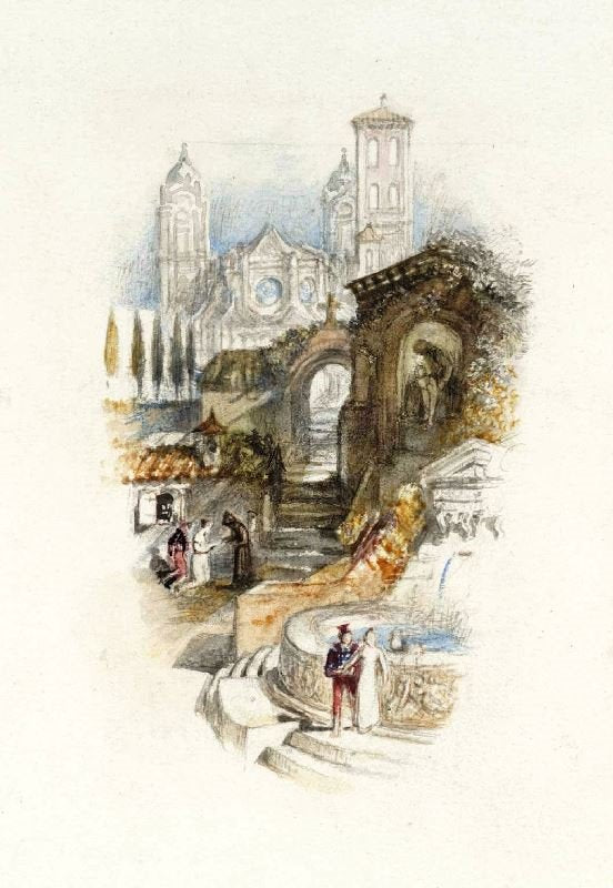 Rogers’S ’Poems’ - St Julienne’S Chapel by Joseph Turner