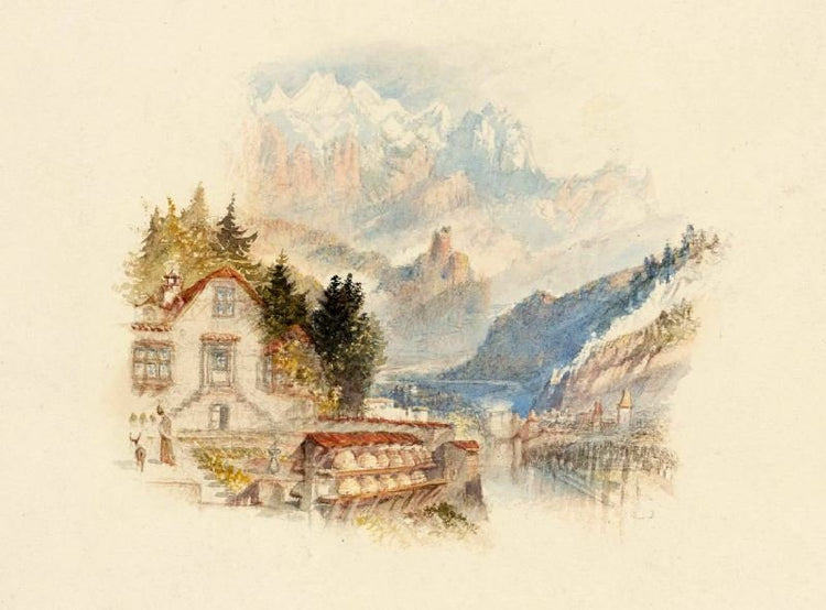 Rogers’S ’Poems’ - St Pierre’S Cottage by Joseph Turner
