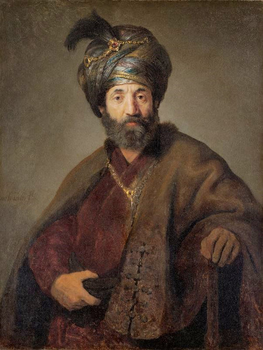 Man In Oriental Costume by Rembrandt van Rijn