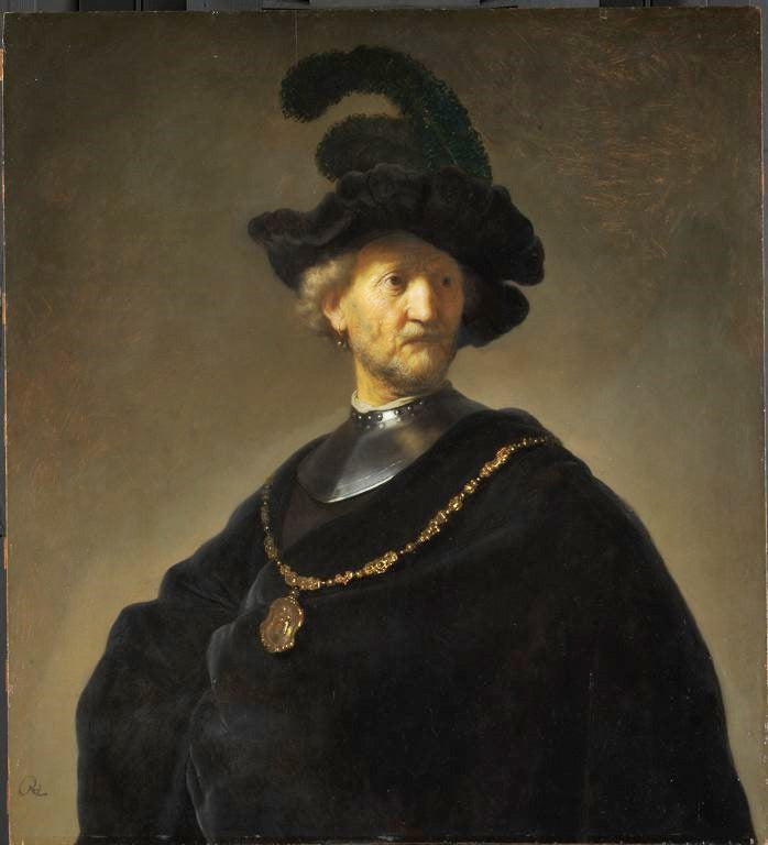 Old Man With A Gold Chain by Rembrandt van Rijn