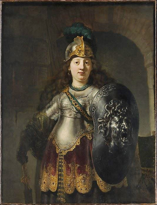 Bellona by Rembrandt van Rijn